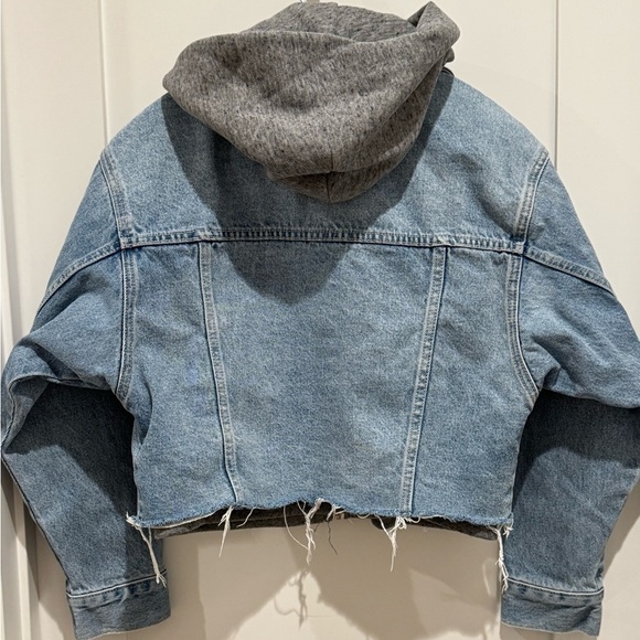 Abercrombie & Fitch cropped denim jacket XS y2k vintage I - Picture 9 of 12